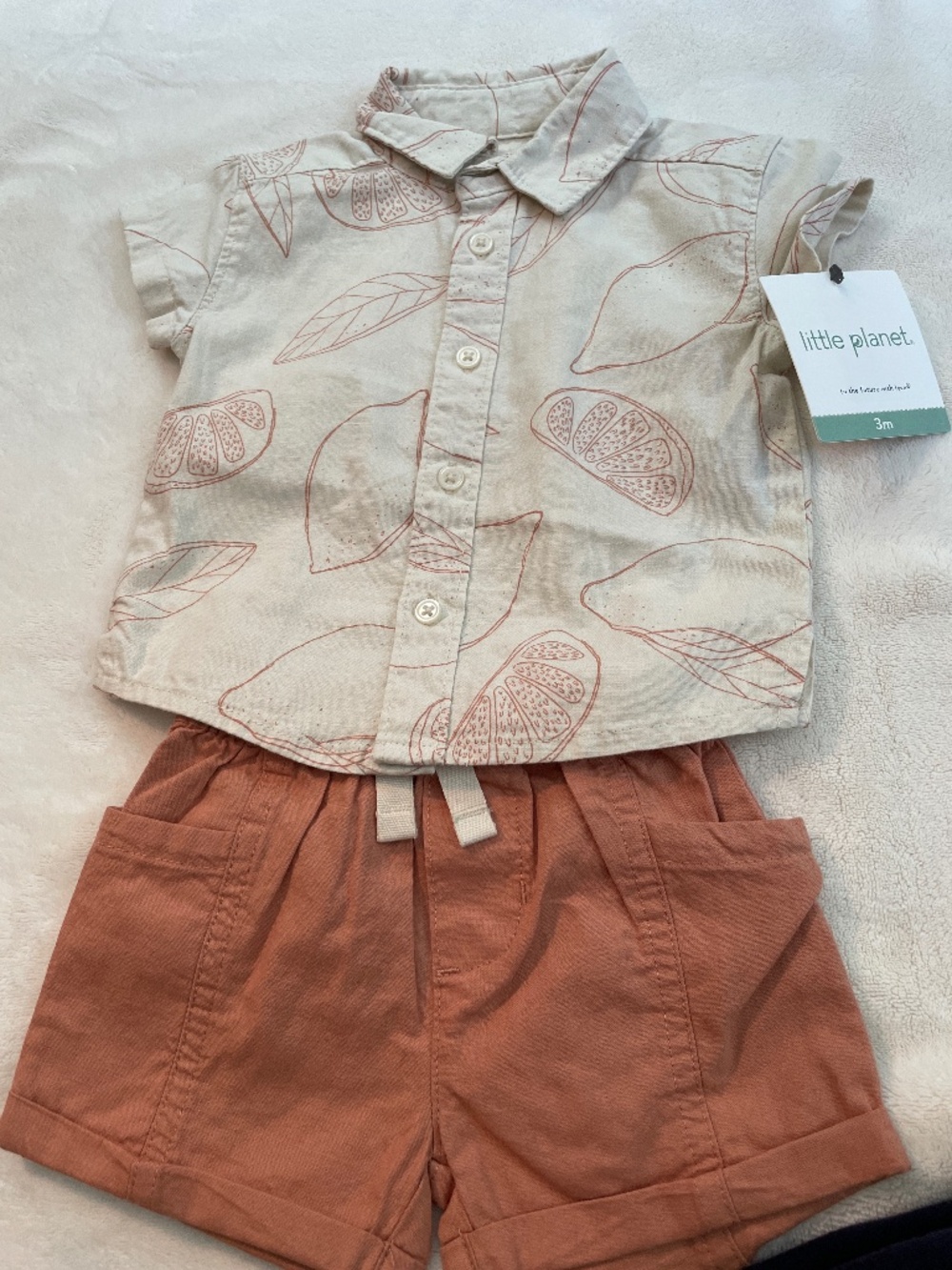Carters linen short set